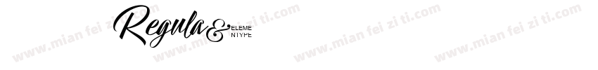ルイカ教漢 ０９ Regula字体转换